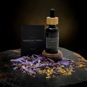 nefertems caress blue lotus gold ritual massage oil