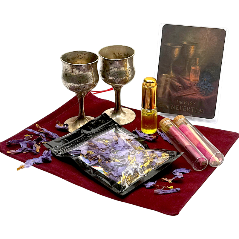 blue lotus nefertem lovers relationship ritual magic kit