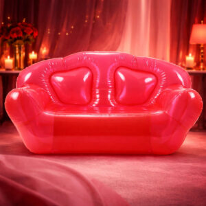 The Red Room Lounge Waterproof Inflatable Love Couch for Couples